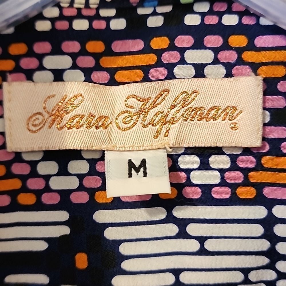 Mara Hoffman Multicolor Geometric Pattern Sleevel… - image 2